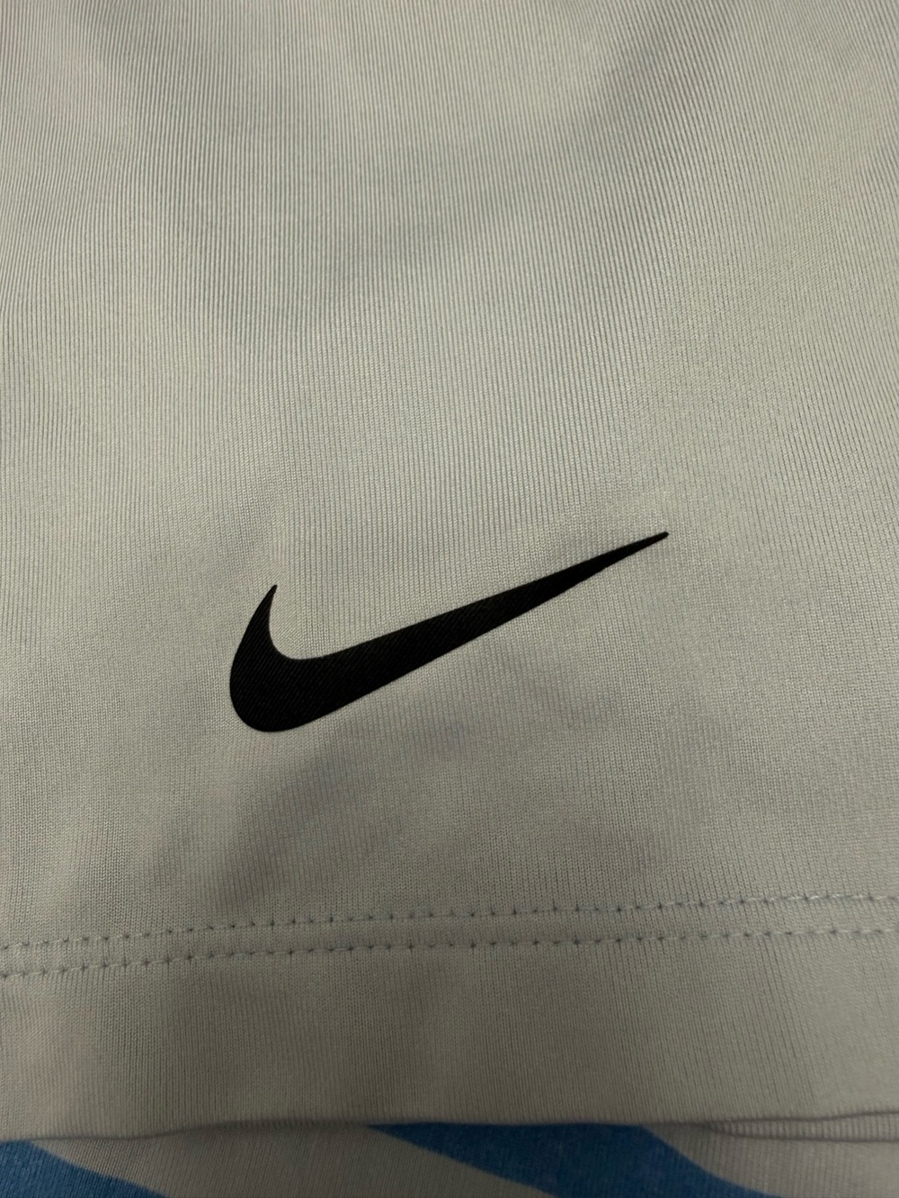 Nike Golf Dri-FIT Presidents Cup Polo Shirt XXL Blue White Striped Performance - Picture 5 of 8